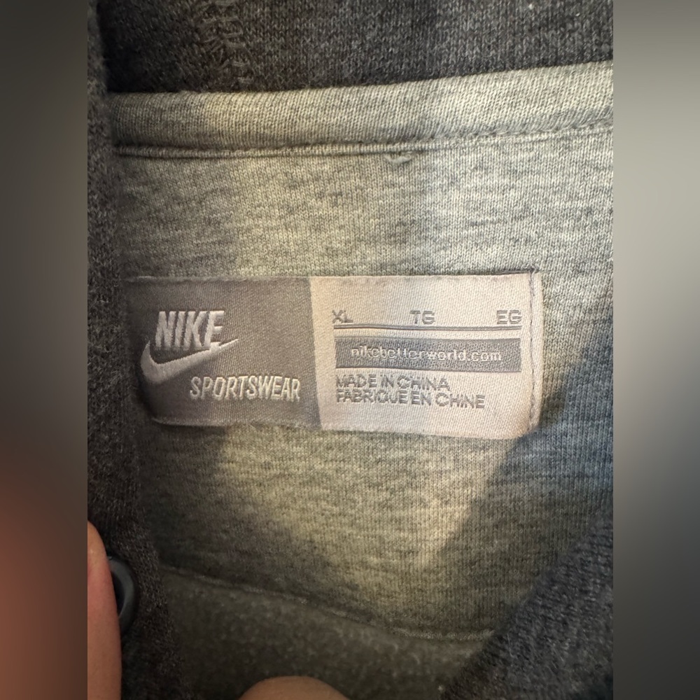 Nike Y2K Big Logo Heavyweight Hoodie Sweatshirt | XL Mens - Picture 3 of 3